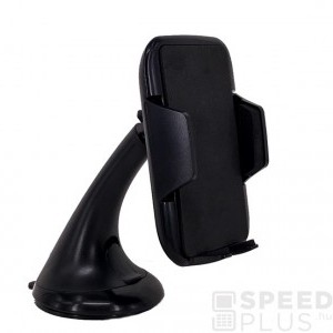 Ghoo univerzális szélvédőre vagy  műszerfalra rögzíthető autós telefontartó fekete