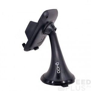 Ghoo univerzális szélvédőre vagy  műszerfalra rögzíthető autós telefontartó fekete