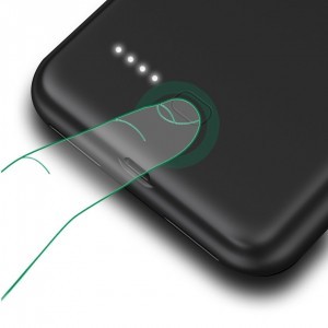 iPhone XS Baseus Smart szilikon tok beépített akkumulátorral fekete