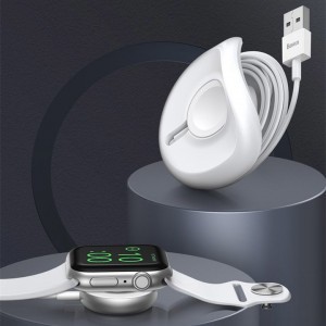 Baseus Yoyo Apple Watch vezeték nélküli töltő 1m kábellel fekete