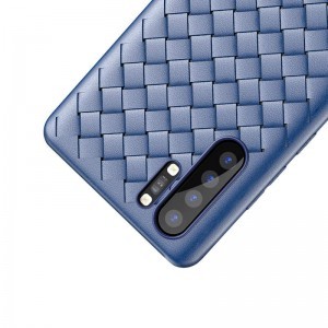 Baseus fonott textúrájú TPU tok Huawei P30 Pro tok kék színben