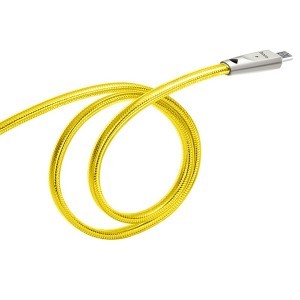 Hoco Jelly Knitted USB - Micro-USB kábel ezüst