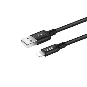 Hoco X14 USB - Lightning kábel 2m fekete