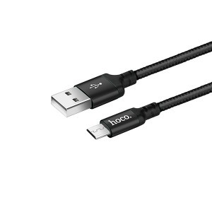 Hoco X14 USB - Micro USB kábel 1m fekete