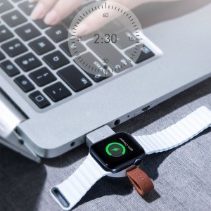 Baseus Dotter mini Qi 2.5W vezeték nélküli Apple Watch töltő fehér (WXYDIW02-02)