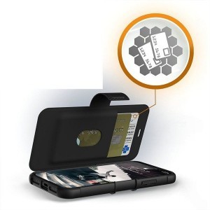 UAG Metropolis fokozott védelmet biztosító fliptok iPhone XS MAX fekete