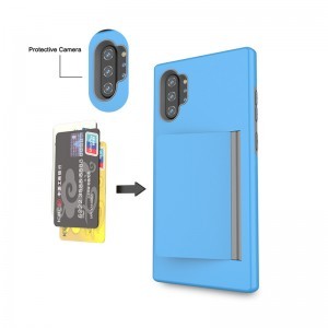 SMD Samsung Galaxy Note 10+ Plus N10-008 tok, bankkártya tartóval kék