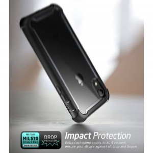 Supcase fokozott védelmet biztosító tok iPhone XR fekete színben