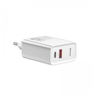 Baseus Speed PPS QC3.0 USB Type-C hálózati töltő adapter fehér (CCFS-C02)