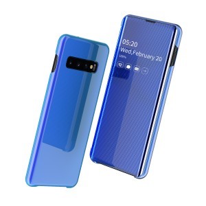 SMD Luxury View fliptok Samsung S9 tok kék színben