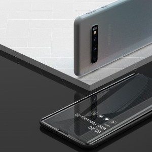 SMD Luxury View fliptok Samsung S9 Plus tok fekete színben