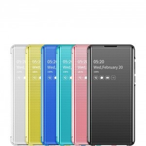 SMD Luxury View fliptok Huawei P30 Pro tok rózsaszín színben