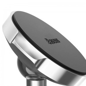 Baseus Small Ears műszerfalra erősíthető mágneses autós telefontartó ezüst (SUER-B0S)