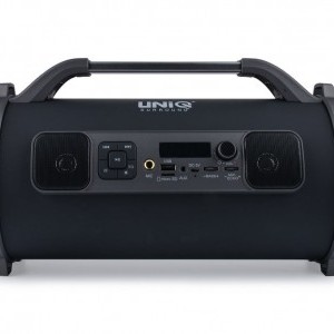 UNIQ Sing hordozható bluetooth hangszóró LED világítással fekete