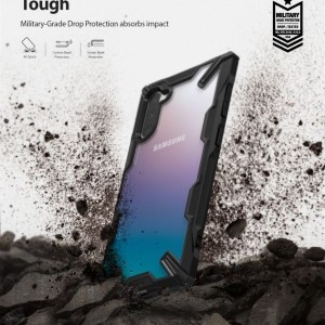 Samsung Note 10 Ringke Fusion X tok Black fekete telefontok