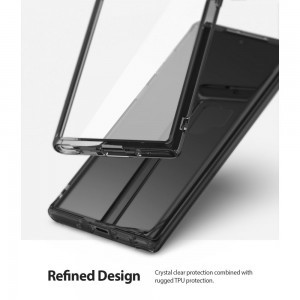 Ringke Fusion Samsung Note 10+ Plus tok Smoke fekete kialakításban