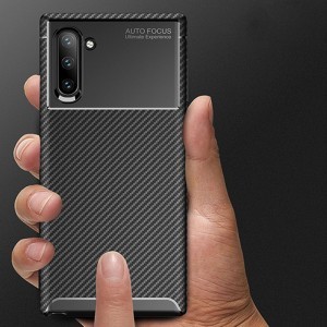 SMD N10-013 Samsung Galaxy Note 10+ Plus TPU puha tok fekete színben