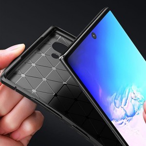 SMD N10-013 Samsung Galaxy Note 10 TPU puha tok fekete színben