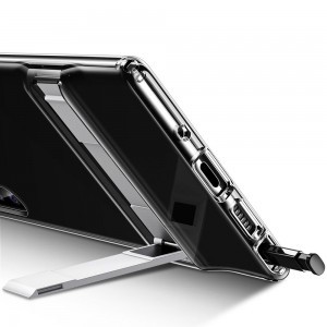 ESR Air Shield Boost tok kihajtható támasszal Samsung Note 10+ áttetsző