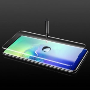  Samsung Note 10+ Mocolo kijelzővédő üvegfólia UV LED lámpával