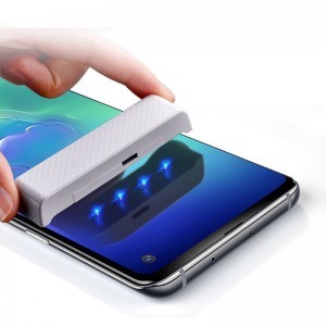  Samsung Note 10+ Mocolo kijelzővédő üvegfólia UV LED lámpával