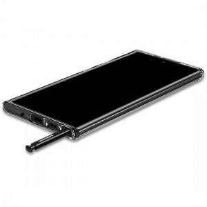 Spigen Liquid Crystal hybrid flexibilis TPU gél tok Samsung Note 10+ áttetsző
