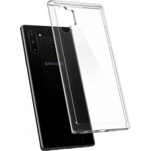 Spigen Liquid Crystal hybrid flexibilis TPU gél tok Samsung Note 10+ áttetsző