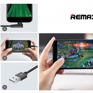 REMAX USB-A - Micro USB Axe RC-083m 1.8m fekete, 1A max teljesítménnyel