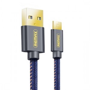 Remax Cowboy Micro USB kábel 1.2m kék