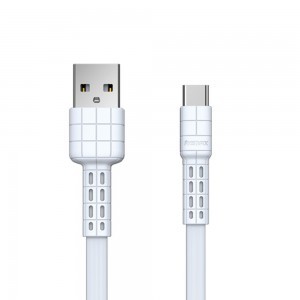 Remax Armor USB/ USB Type-C kábel 5V 2,4A fehér