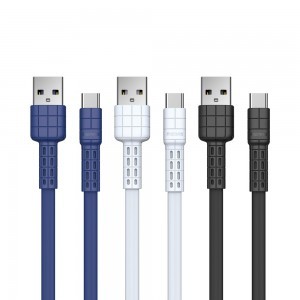 Remax Armor USB/ USB Type-C kábel 5V 2,4A fehér