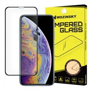 iPhone 11 PRO/XS/X Wozinsky 9H kijelzővédő üvegfólia fekete