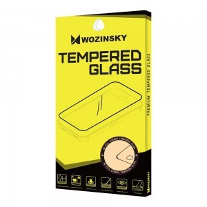 Wozinsky Super Tough kijelzővédő üvegfólia fekete kerettel Samsung A20e