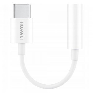 Huawei CM20 USB-C/ 3.5 mm Jack audió átalakító adapter fehér dobozos