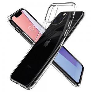 Spigen Liquid Crystal flexibilis TPU gél tok iPhone 11 Pro áttetsző
