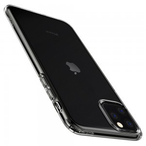 Spigen Liquid Crystal flexibilis TPU gél tok iPhone 11 Pro áttetsző