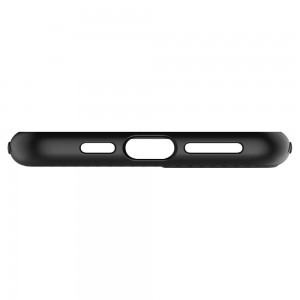Spigen Liquid Air flexibilis TPU gél tok iPhone 11 Pro matt fekete tok