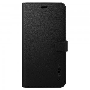 Spigen Wallet S iPhone 11 Pro flip tok fekete színben