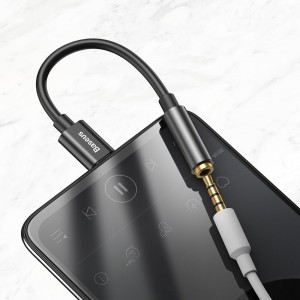 Baseus L54 USB-C/ 3.5 mm átalakító adapter fekete DAC-1