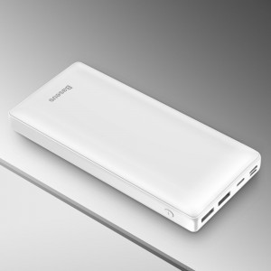 Baseus Mini JA power bank 30000 mAh USB / USB-C PD / micro USB / Lightning 3A fehér (PPJAN-C02)
