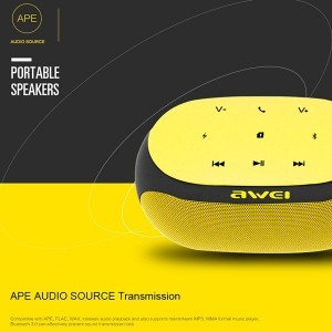 Awei Y200 vezeték nélküli bluetooth hangszóró sárga