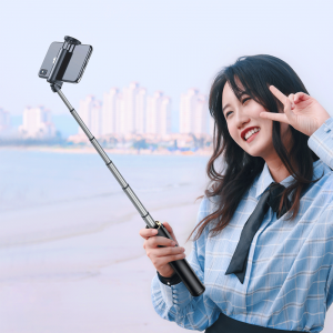 Baseus bluetooth Selfie bot és tripod ezüst színben (SUDYZP-D1S)