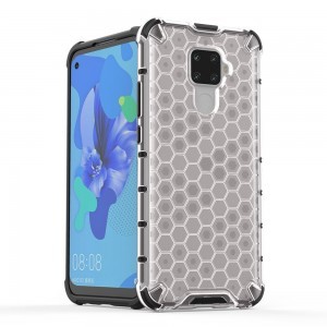Honeycomb armor TPU tok Huawei Mate 30 Lite áttetsző