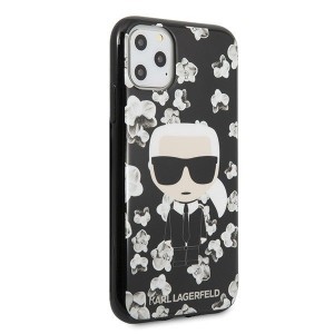 Karl Lagerfeld Ikonik Flower tok iPhone 11 Pro MAX fekete