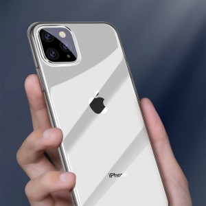 Baseus Simple áttetsző TPU tok iPhone 11 Pro fekete