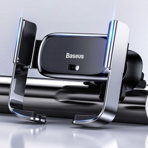 Baseus Mini szellőzőre rögzíthető elektromos autós telefontartó fekete