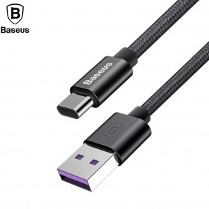 Baseus CATKC-01 5A USB - USB Type-C kábel 1m fekete