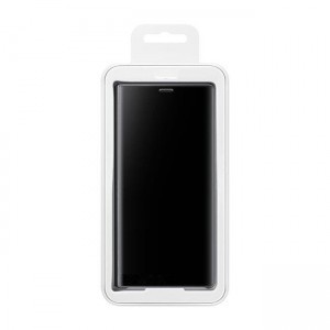 Clear View mágneses fliptok Huawei P20 Lite fekete