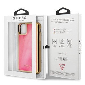 Guess Glow Dark Sand iPhone 11 tok pink (GUHCN61GLTRPI)