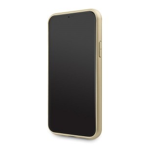 Guess Iridescent kemény tok iPhone 11 arany (GUHCN61IGLGO)